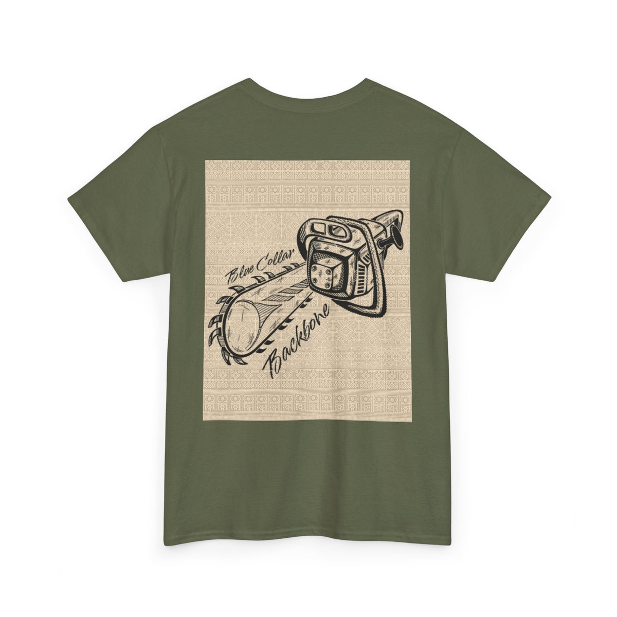 Blue Collar Backbone Chainsaw Tee