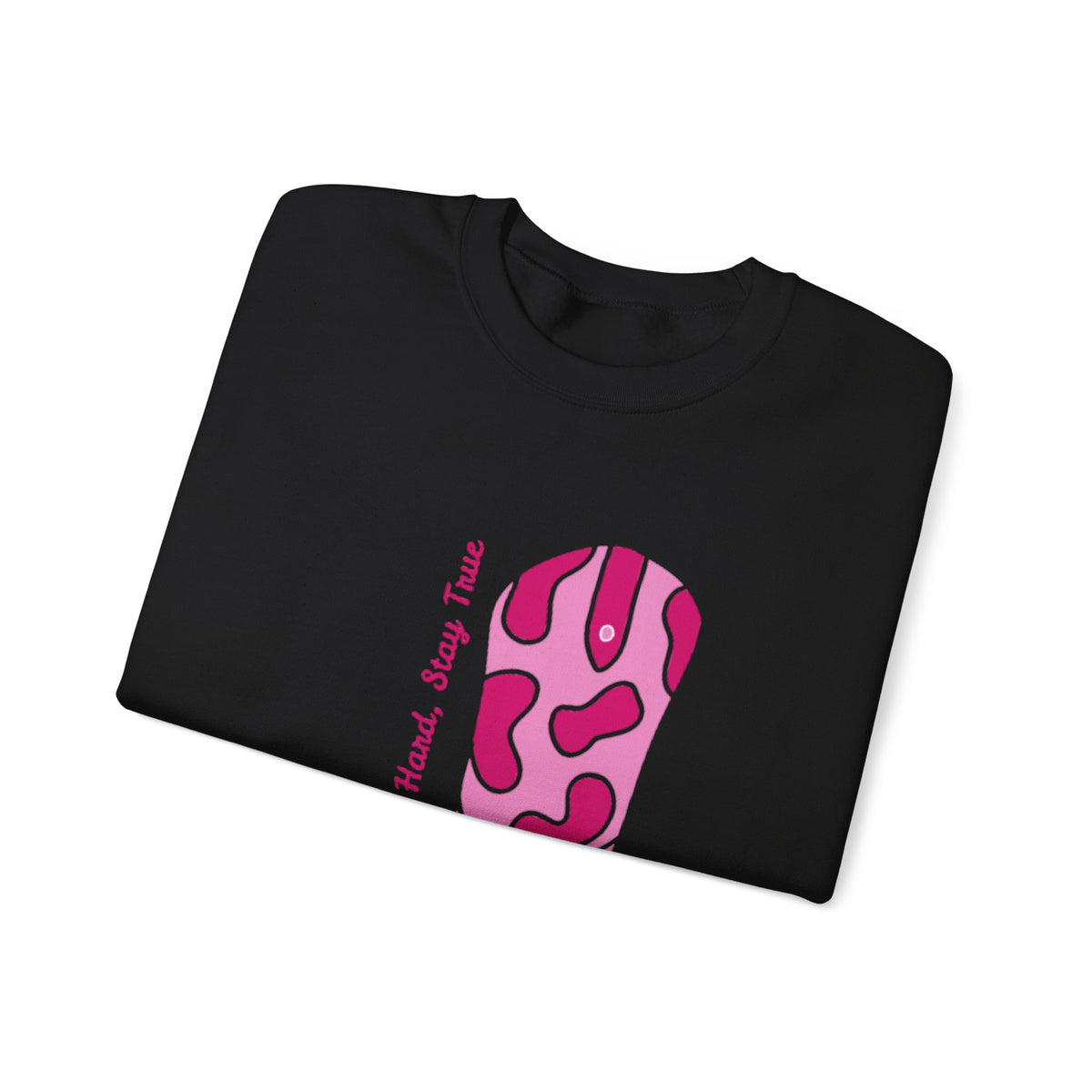 Ride Hard, Stay True pink | Unisex Heavy Blend™ Crewneck Sweatshirt