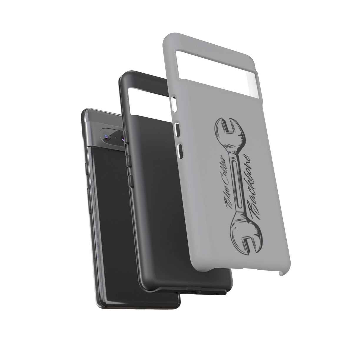Tough Cases, Blue Collar Backbone Phone Case, Protective Phone Cases, Rugged Phone Covers, Strong Case, Worker Design, Unique Phone