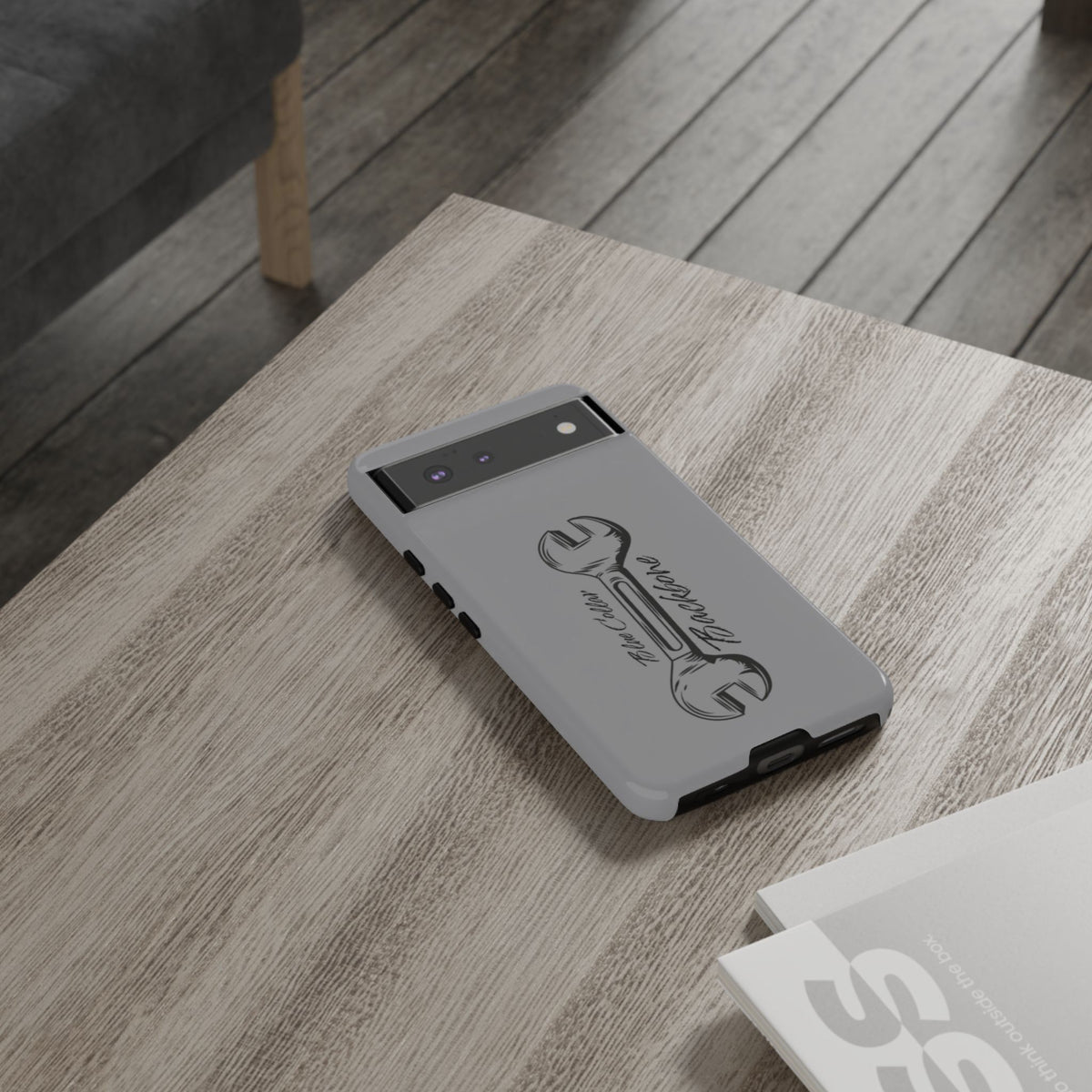Tough Cases, Blue Collar Backbone Phone Case, Protective Phone Cases, Rugged Phone Covers, Strong Case, Worker Design, Unique Phone